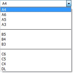 گزینههای موجود در فهرست فتوشاپ