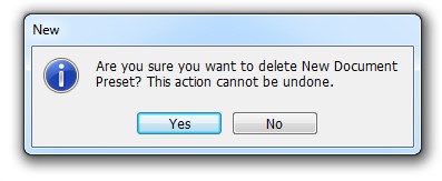 پیغام کادر new در فتوشاپ