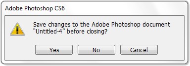 کادر محاورهای ذخیره در فتوشاپ