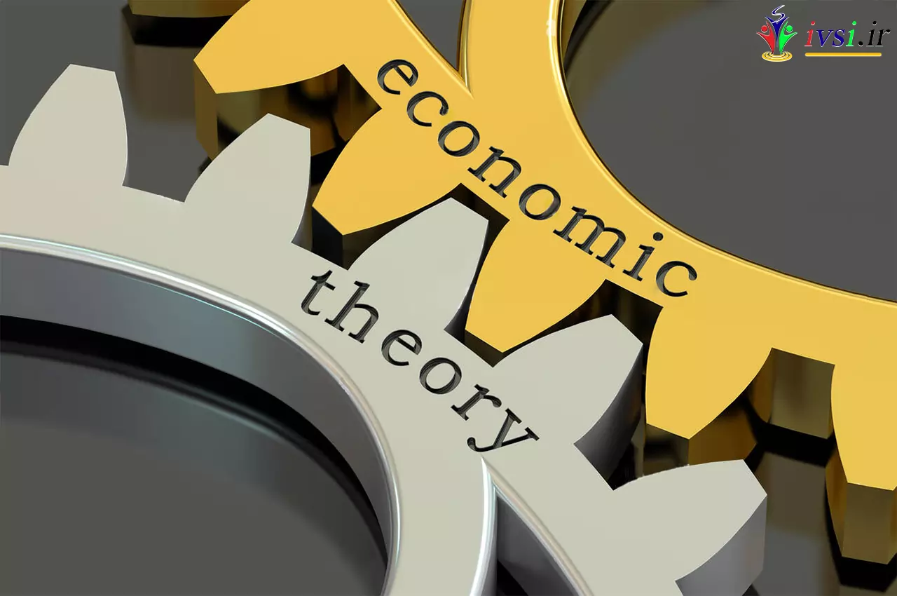مفهوم تئوری اقتصادی - رندر سه بعدی چرخ دنده