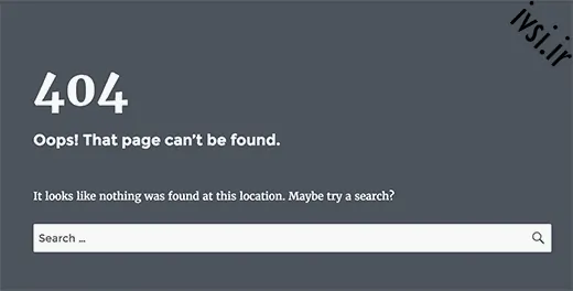 خطای 404 پست های wp