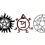 Supernatural Symbols by tardisimpala221