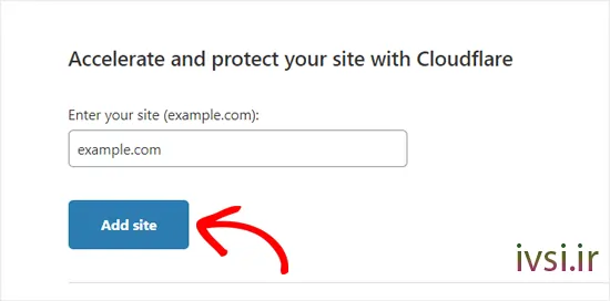 اضافه کردن سایت به Cloudflare