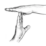 دست‌ها در حال ایجاد وقفه ژست زبان دست مکث ارتباطات غیرکلامی