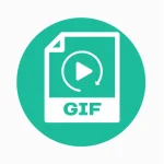 نماد سند فایل GIF سفید